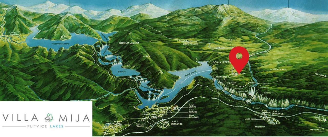 B&B Plitvice Lakes Villa Mija Plitvica selo Ngoại thất bức ảnh